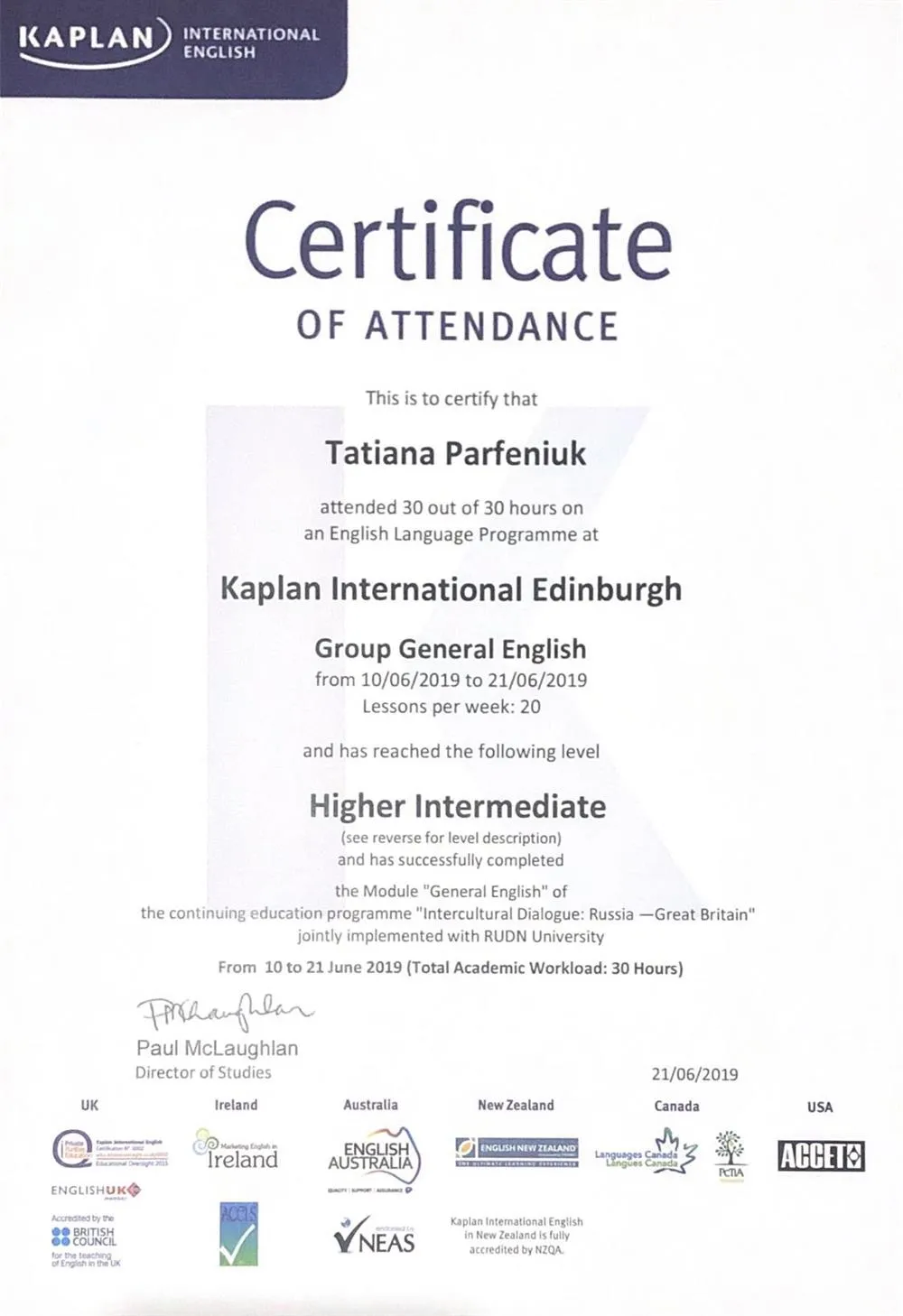 Kaplan International School