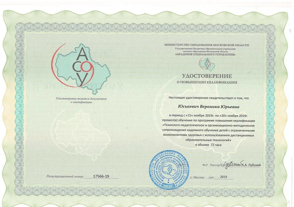 Психолого-педагогическое и организационно-методическое сопровождение надомного обучения детей с ограниченными возможностями здоровья с использованием дистанционных образовательных технологий