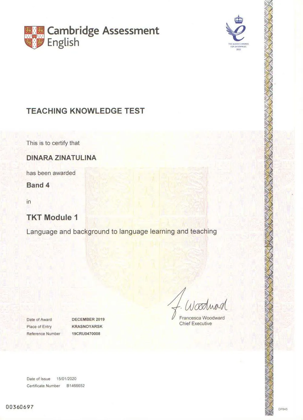 Cambridge TKT Module 1