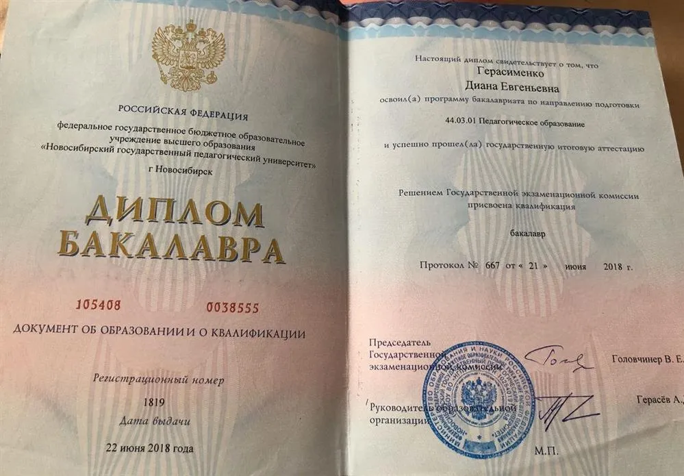 Диплом бакалавра. Педагогическое образование. Филология.