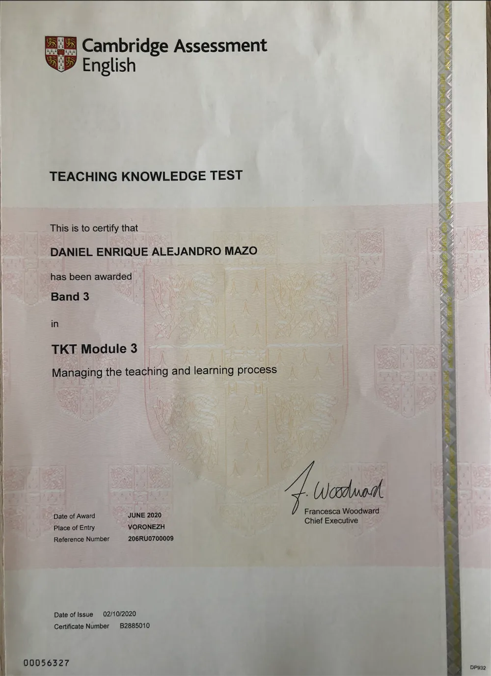 Cambridge Assessment Teaching Knowledge Test Module 3