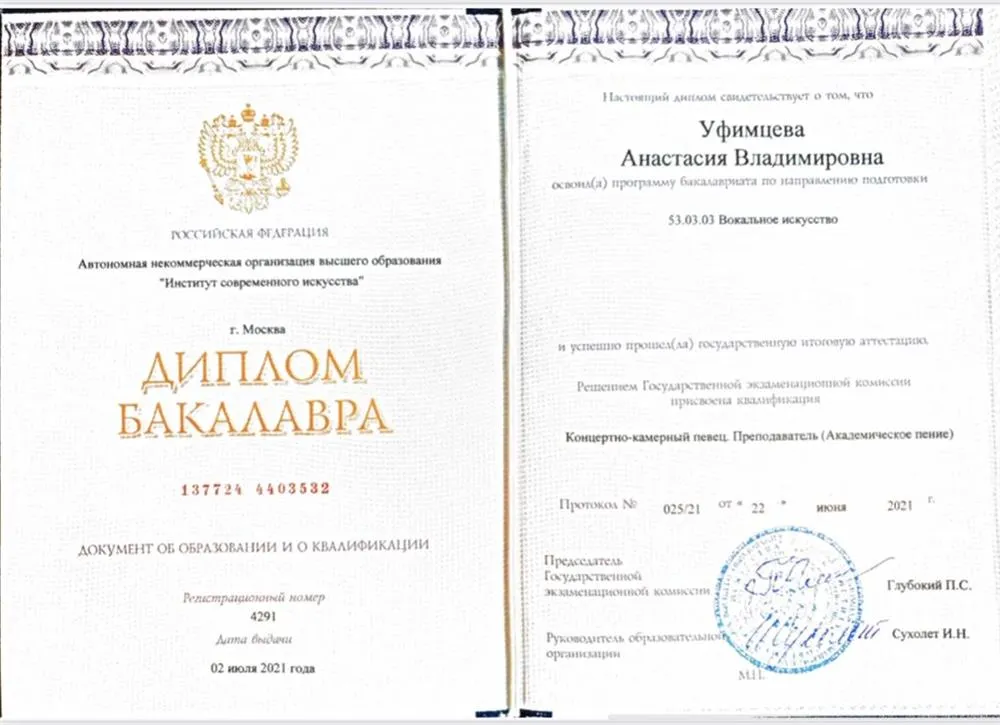 Диплом бакалавра