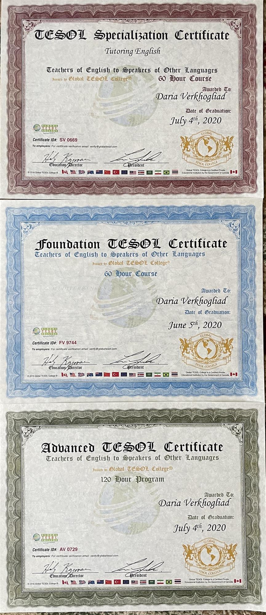 TESOL - курс по методике для учителей английского
