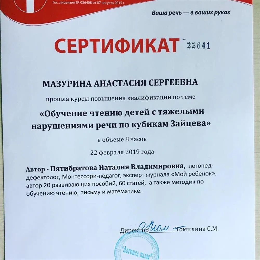 "Обучение чтению детей с тяжелыми нарушениями речи по кубикам Зайцева"