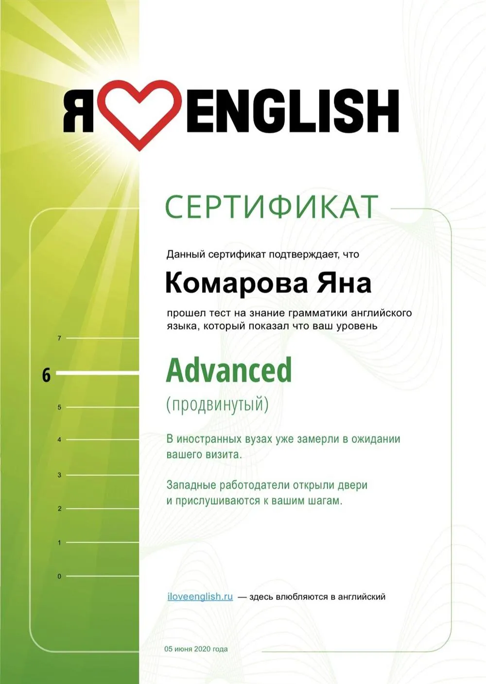 Сертификат