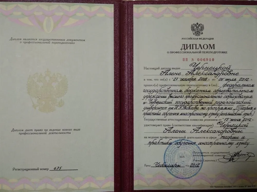 Теория и практика обучения иностранному языку