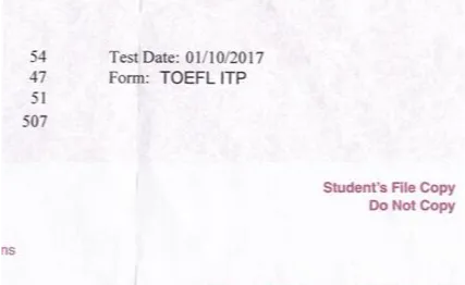 TOEFL TEST
