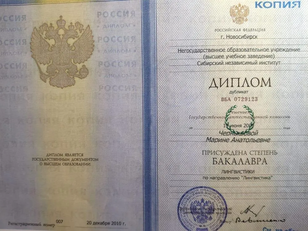 диплом СНИ