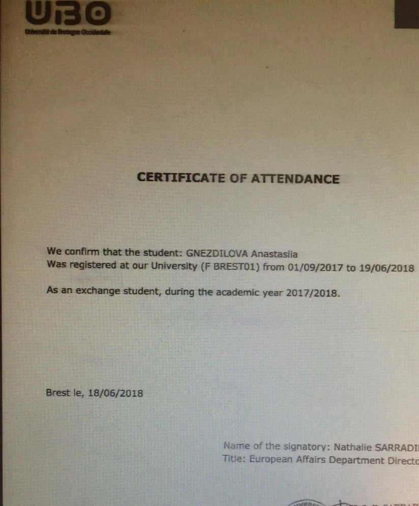 Universite de Bretagne Occidentale