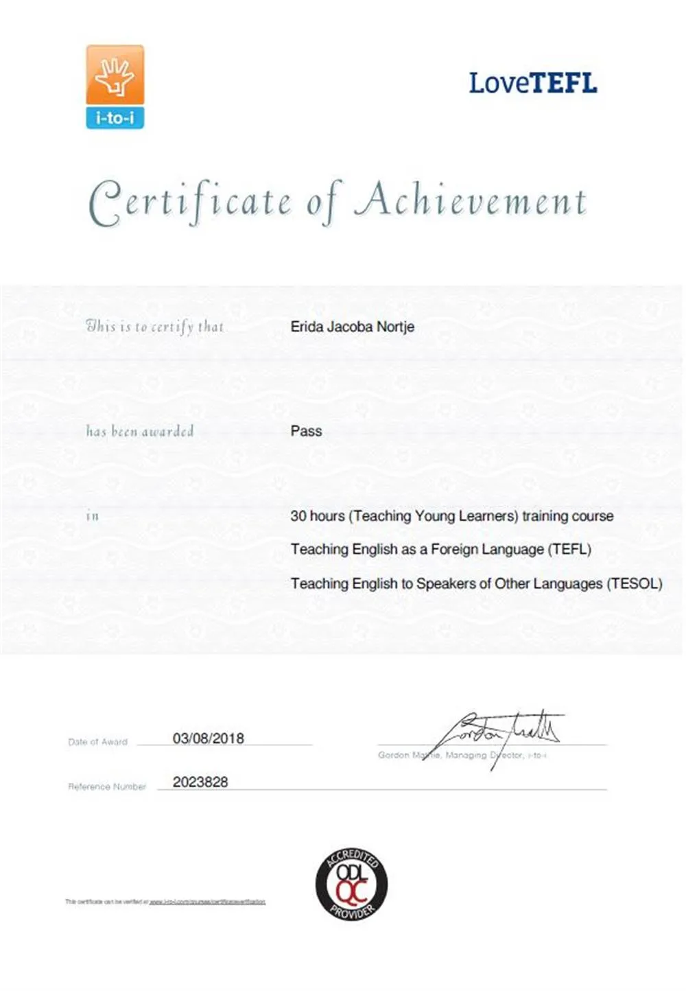 TEFL Teaching Young Learners