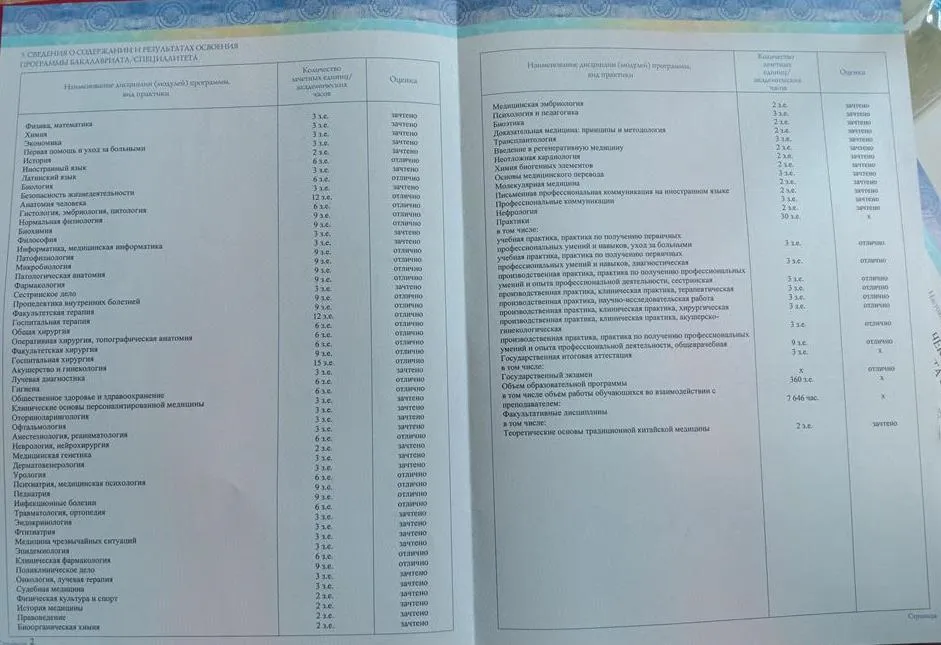 Приложение к диплому