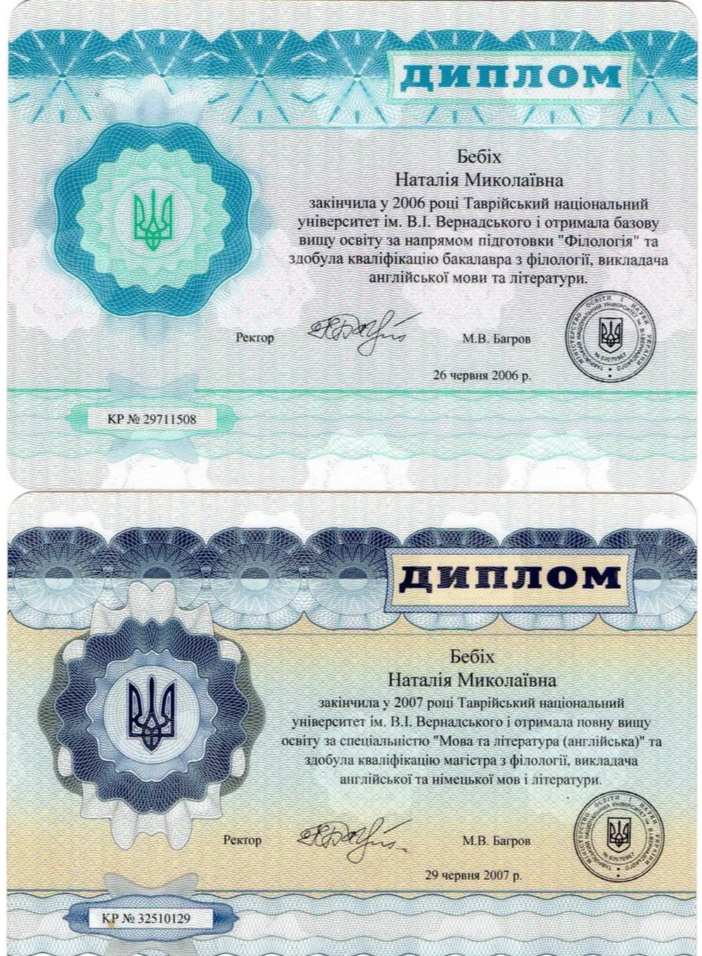 Дипломы