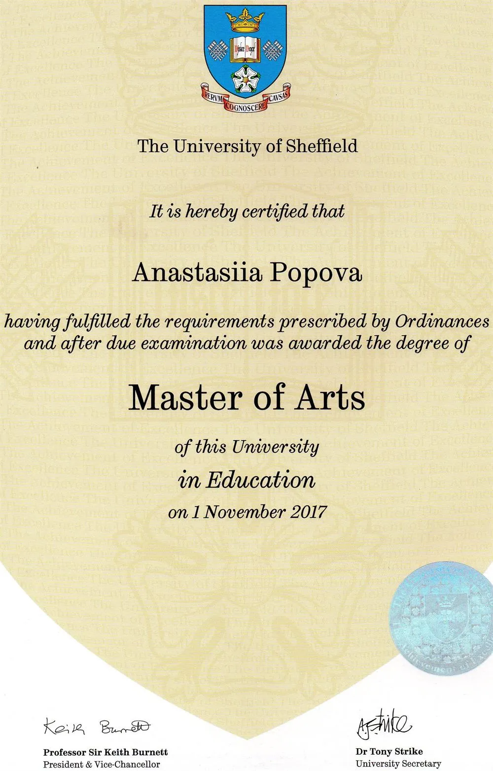 The University of Sheffield