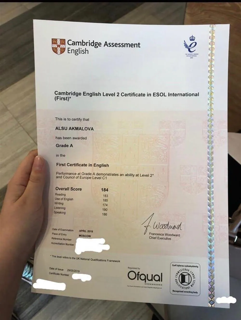 FCE Cambridge Assessment English 