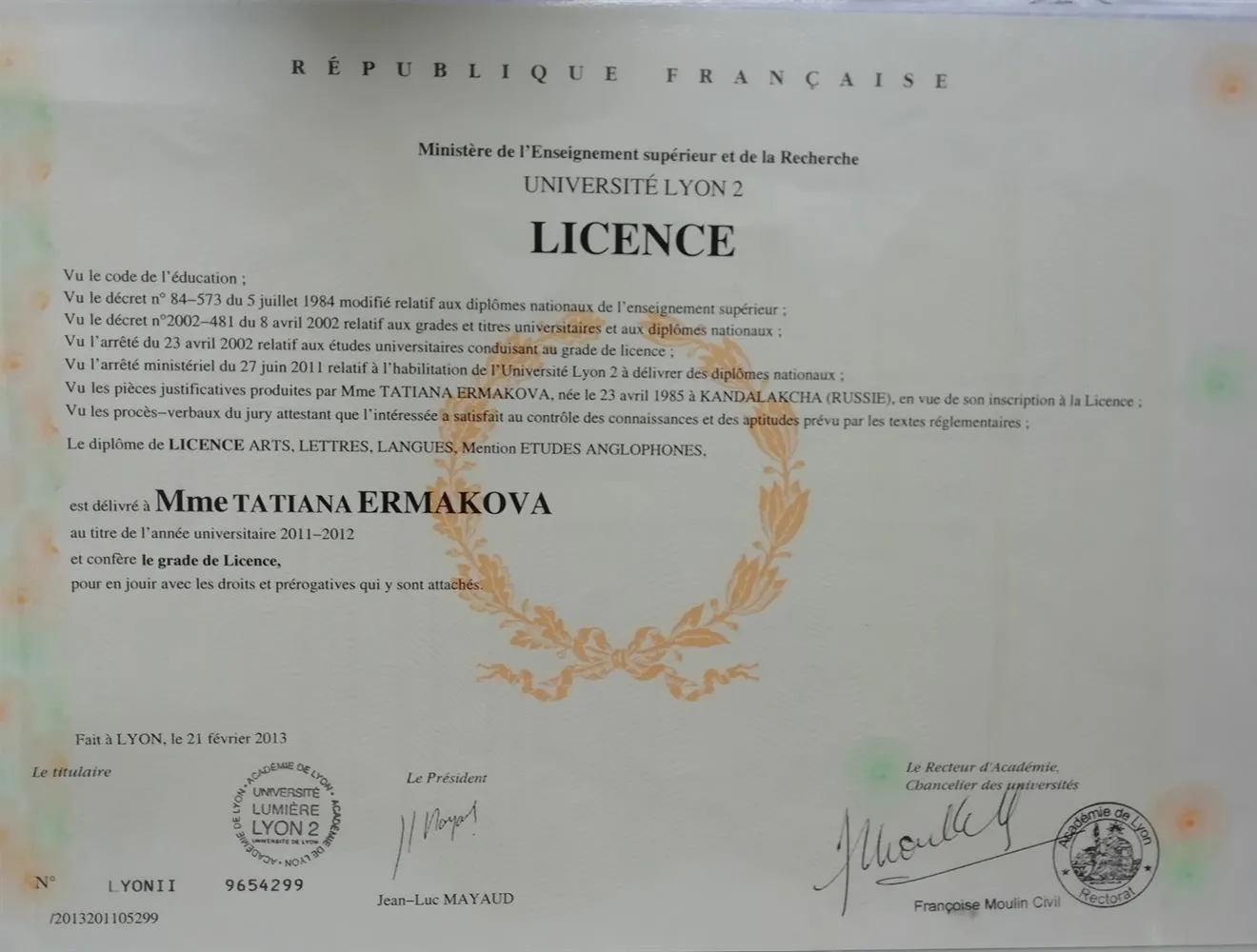 Licence 