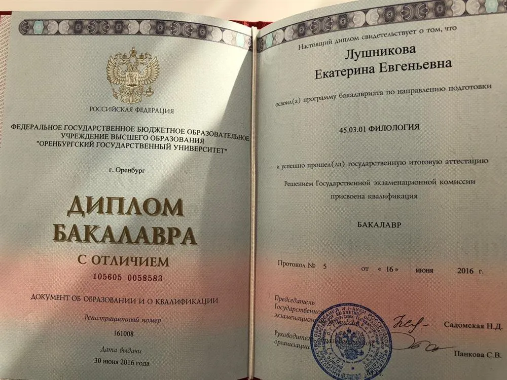 дДплом бакалавра