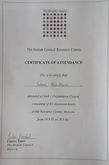 CEELT Preparatory Course in the British Council