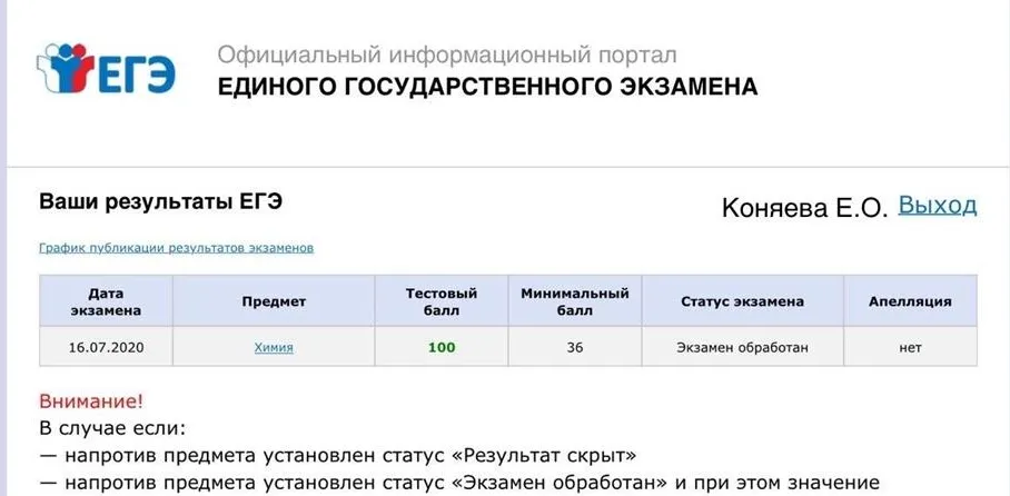ЕГЭ 2020