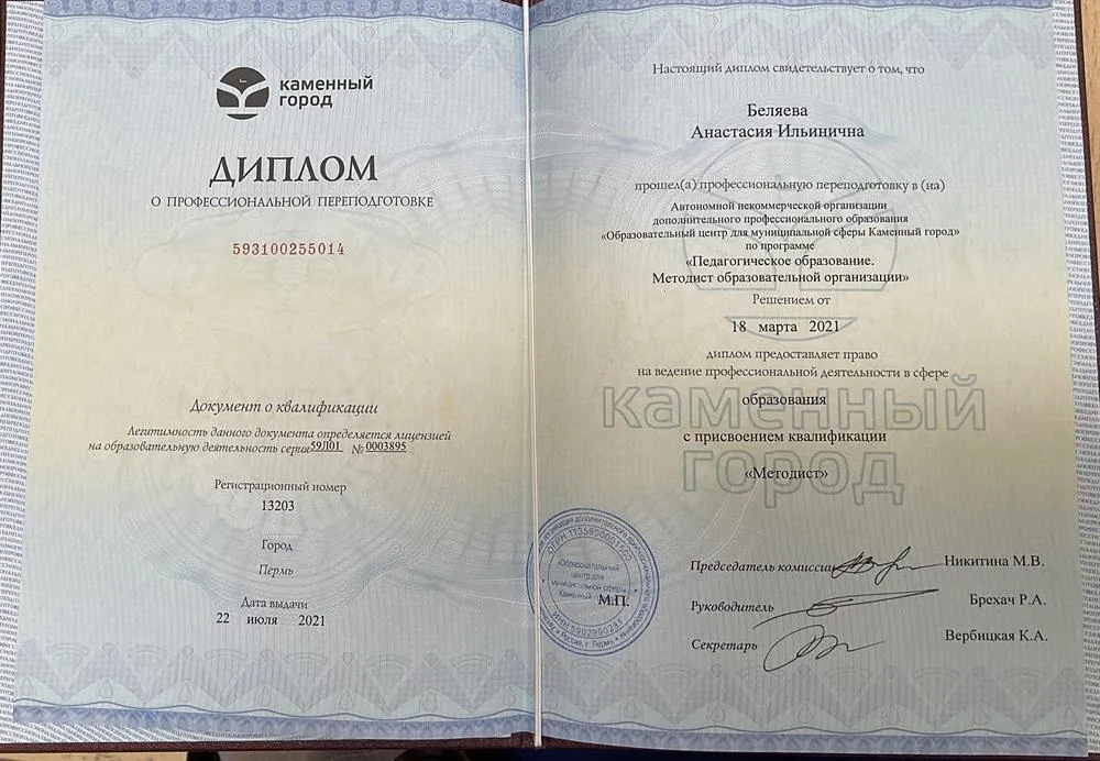Дополнительное образование 