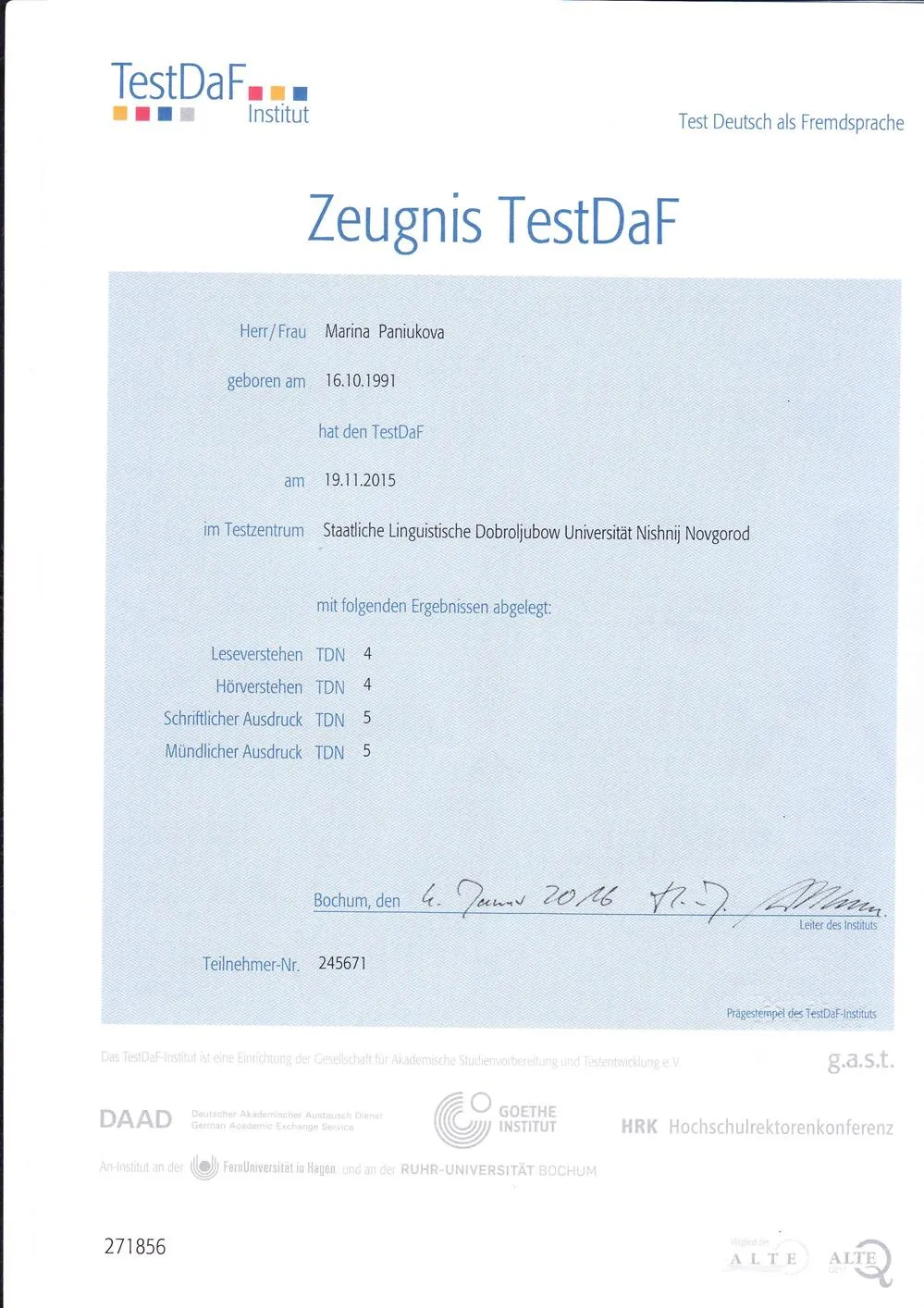 TestDaf