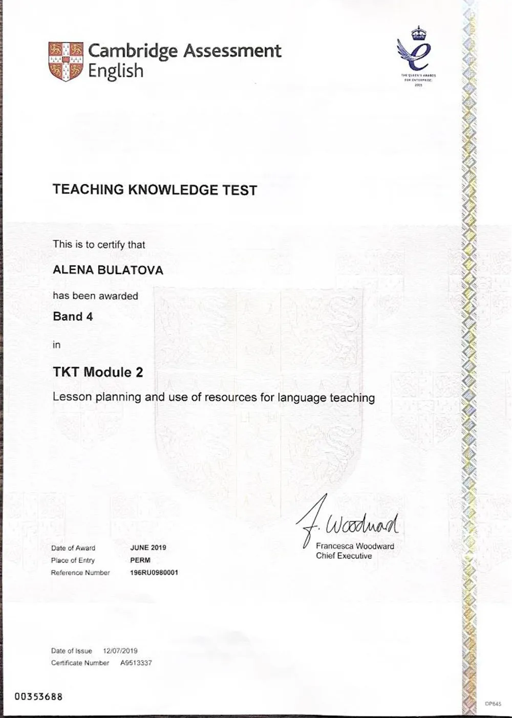 TKT MODULE 2
