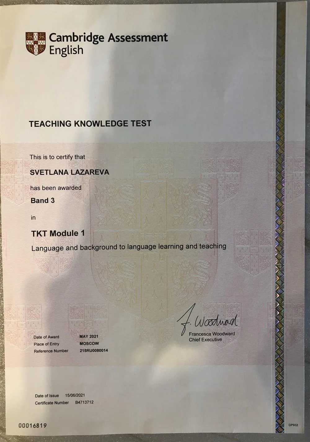 TKT Module 1. Кембриджский экзамен для преподавателей английского языка, который оценивает знания по методике преподавания