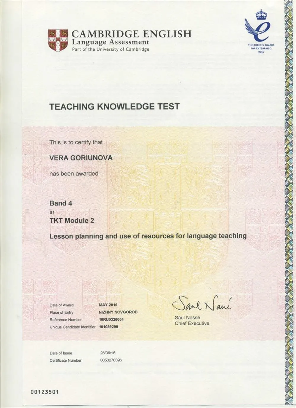 TKT Module 2 (Teaching Knowledge Test) - знание методики преподавание английского языка