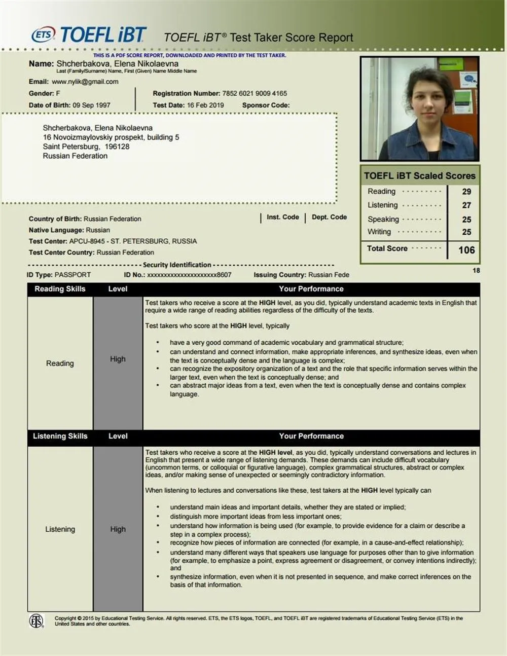 TOEFL iBT 2019 C1