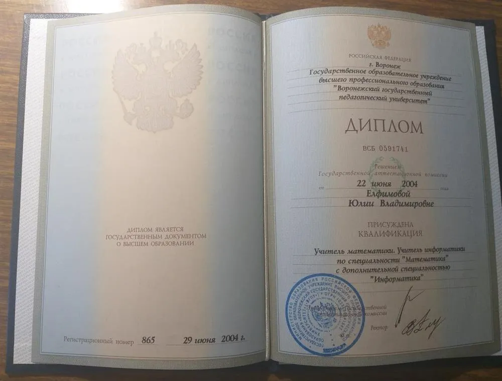 Диплом ВГПУ