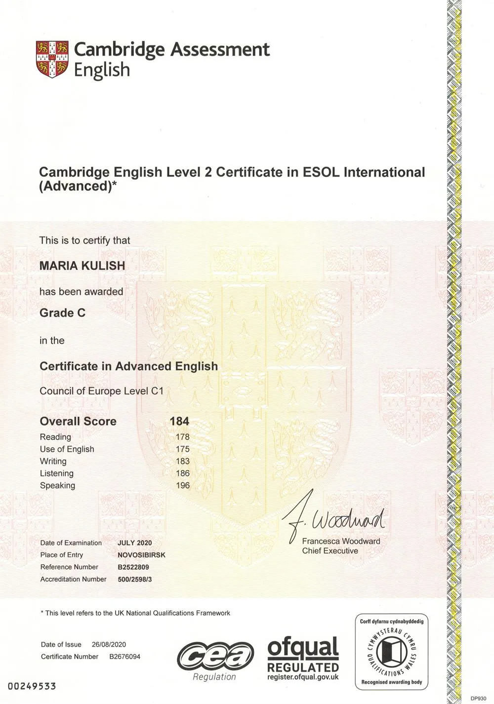 CAE (advanced)