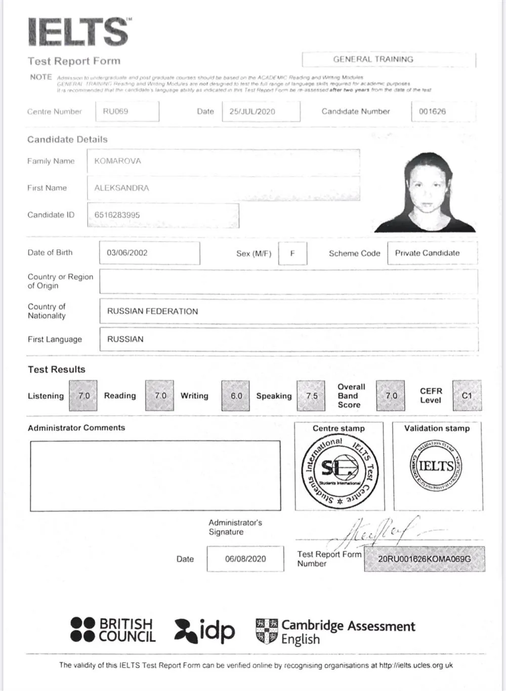 IELTS 