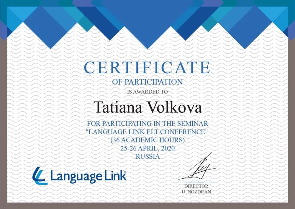 "LANGUAGE LINK ELT CONFERENCE"