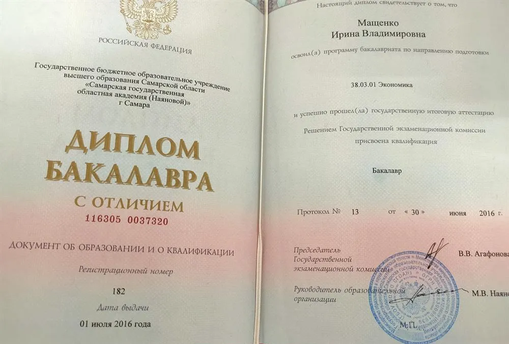 Диплом о профессиональной переподготовке