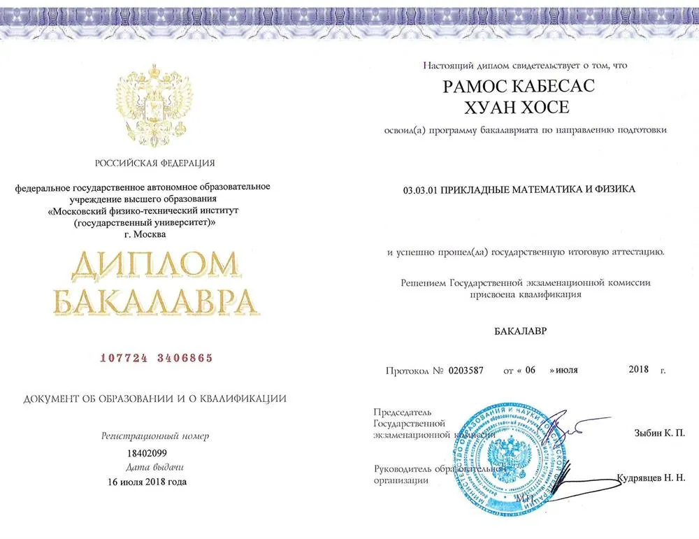 Диплома Бакалавра
