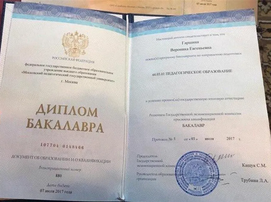 Диплом бакалавра