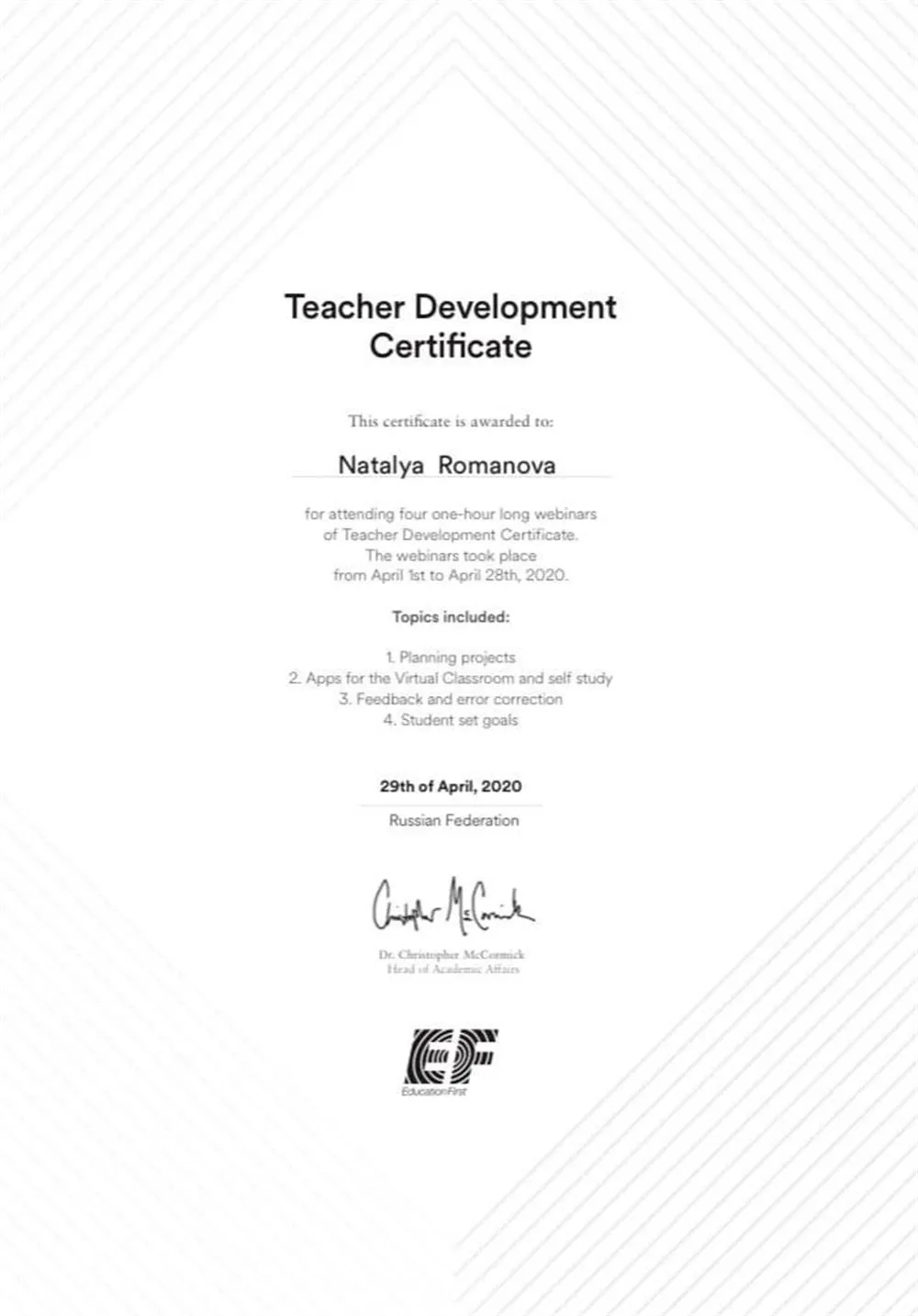 EF