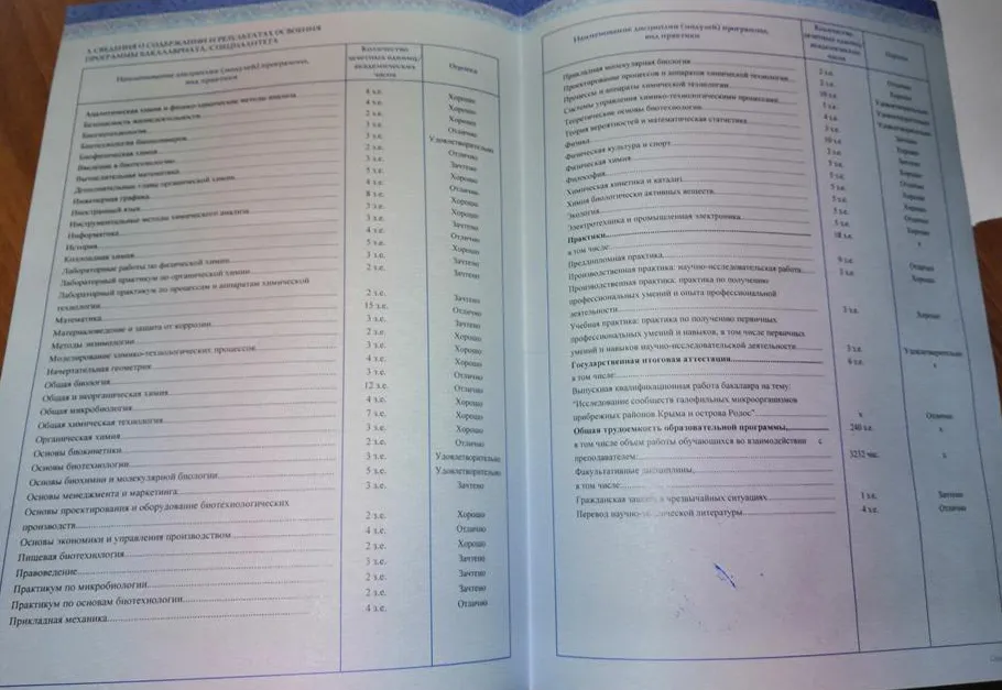 Приложение к диплому