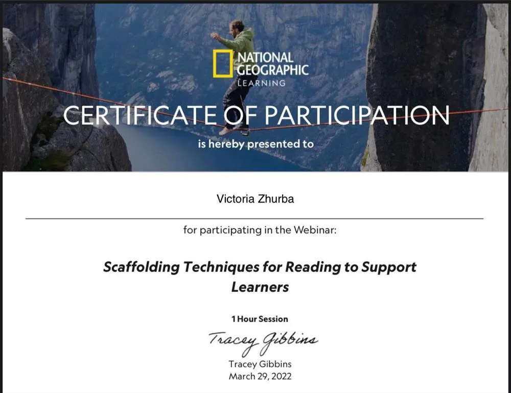 National Geographic Learning Webinar: Scaffolding techniques in reading