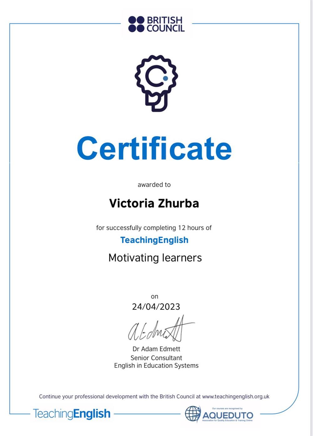 British Council, Motivating learners