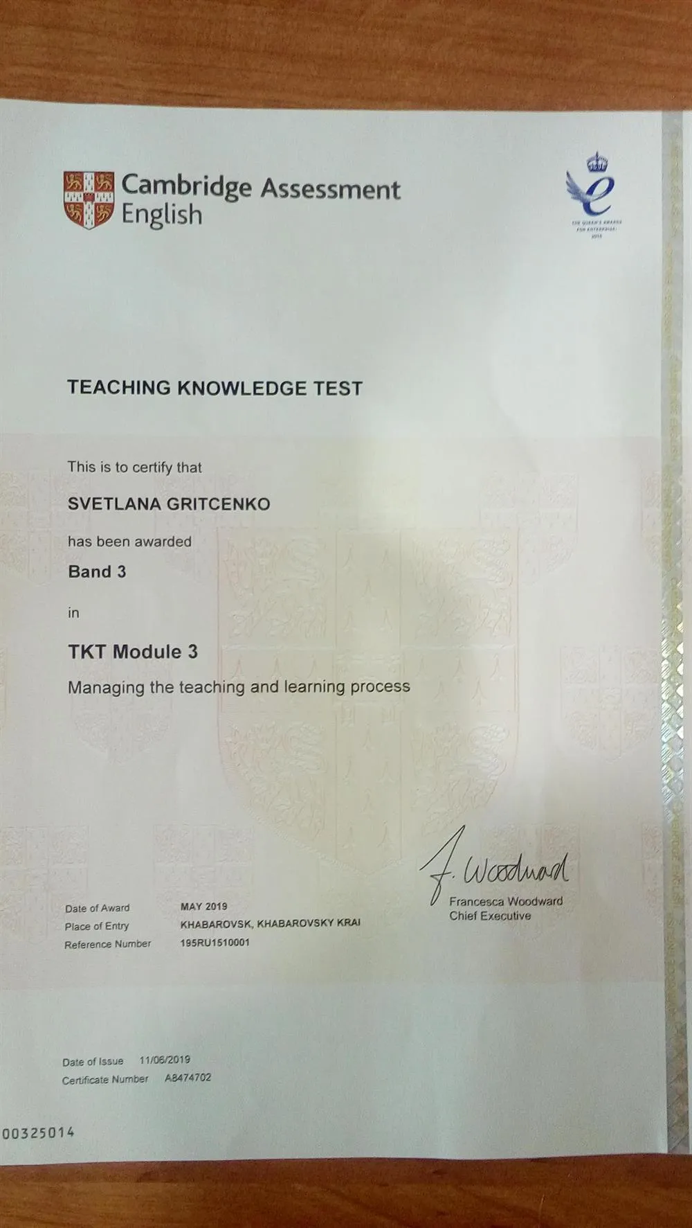 TKT (Module 3)