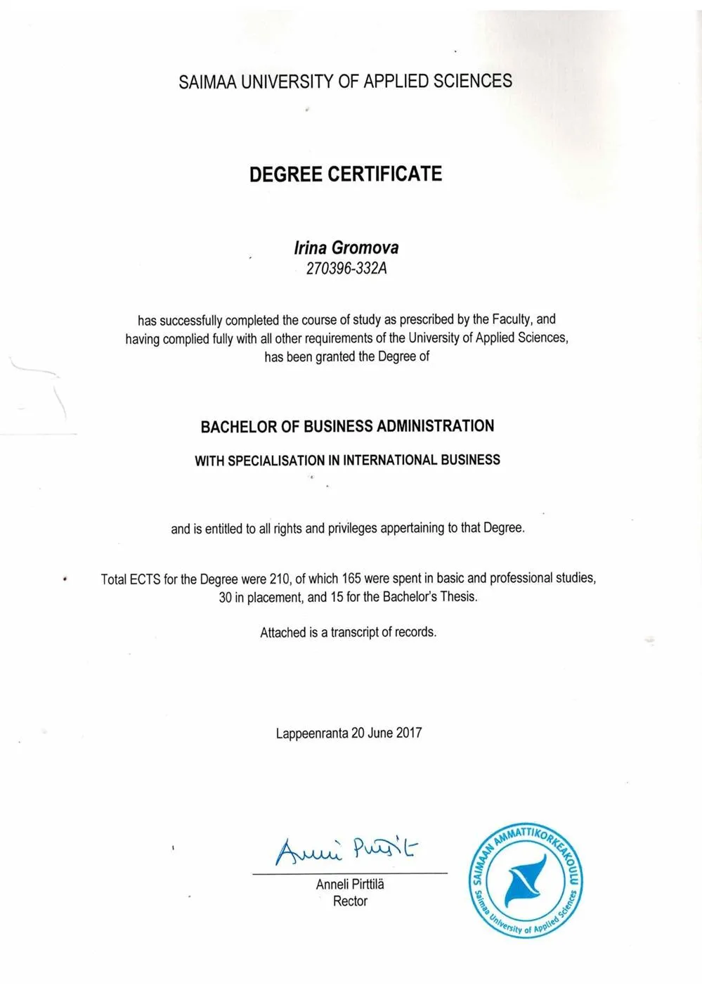 Saimaa University of Applied Sciences