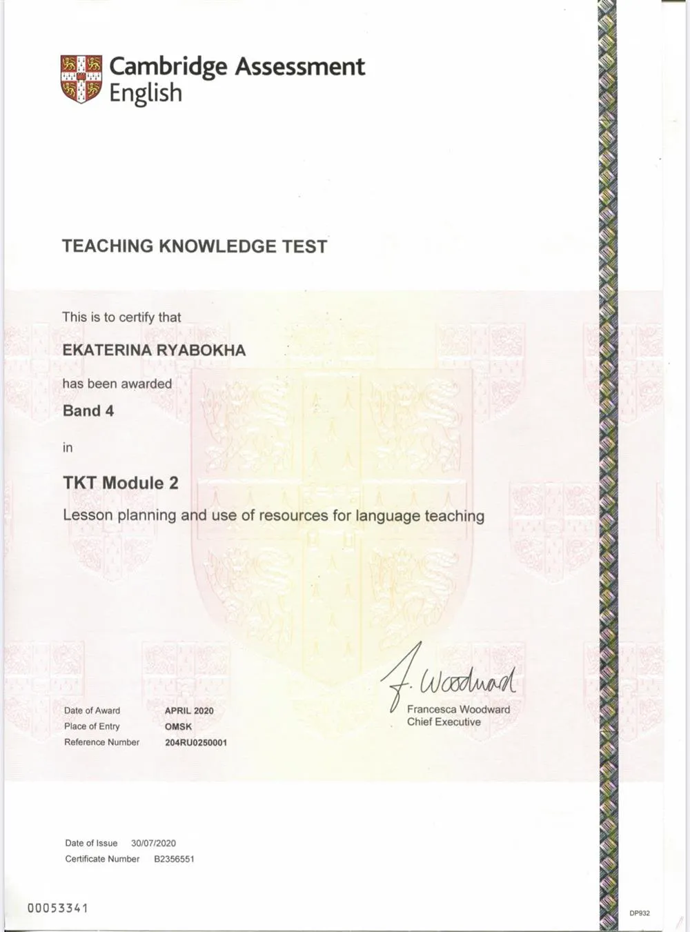 TKT, Module 2