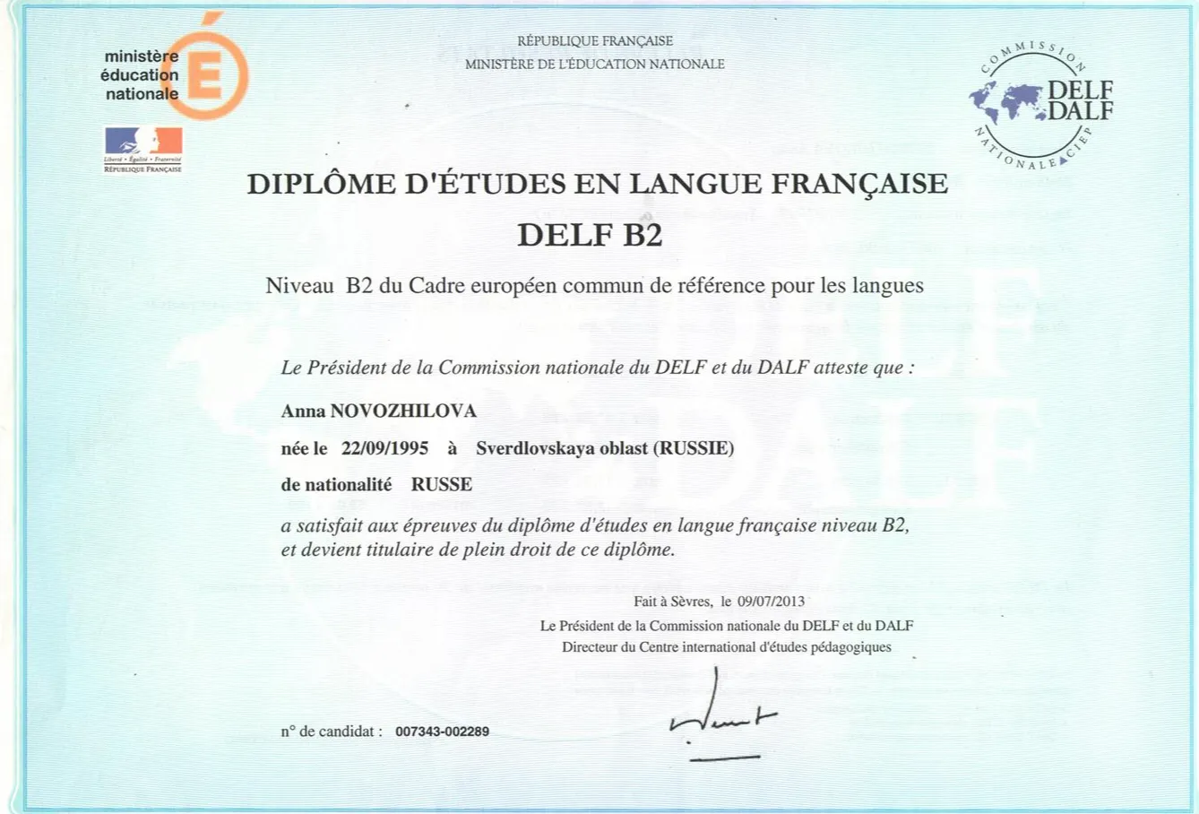 DELF B2