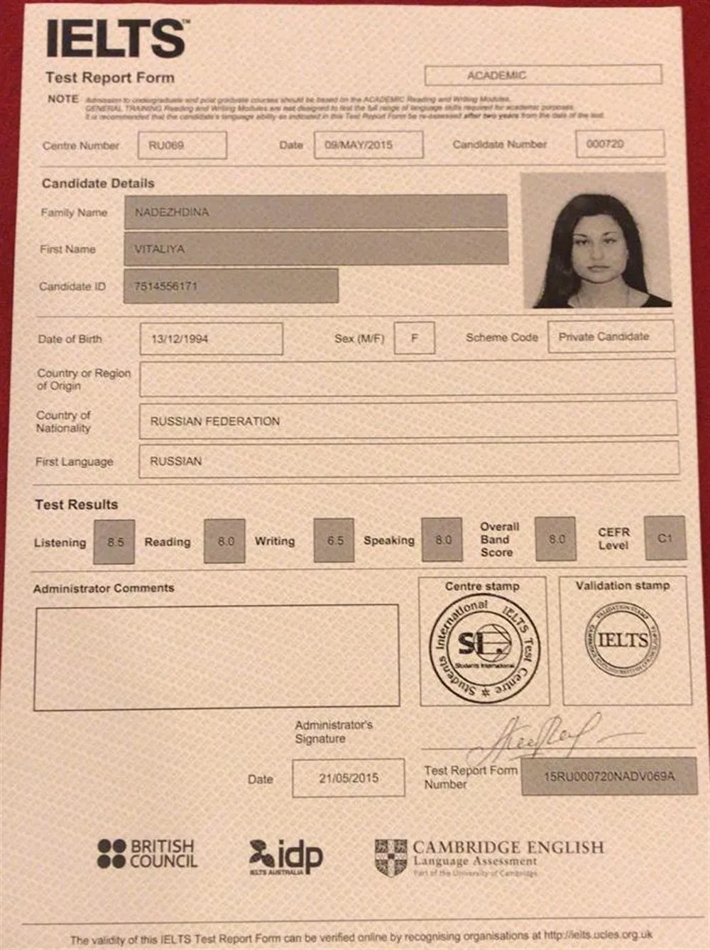 IELTS 