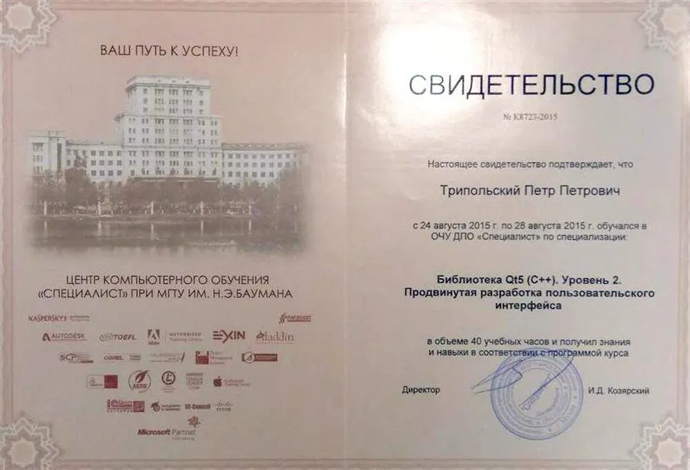 Свидетельство