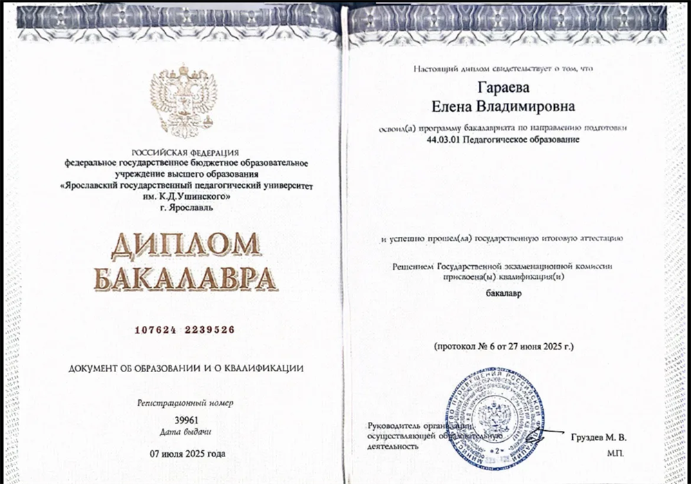 Диплом бакалавриат 