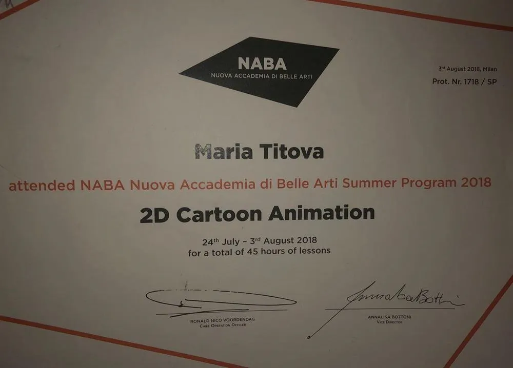 NABA certificate