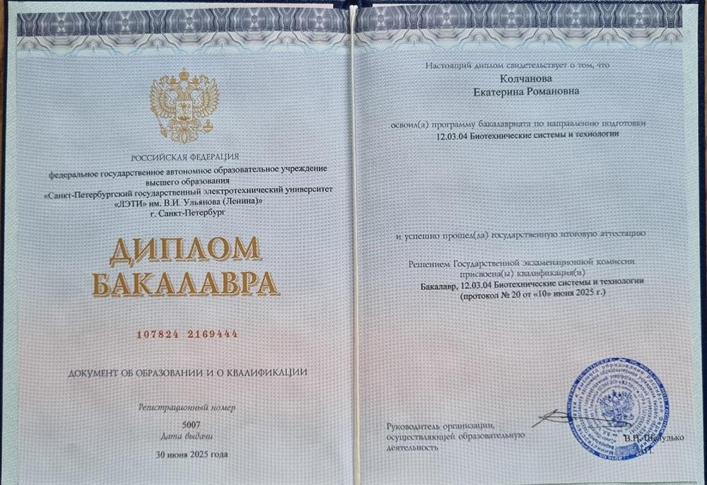 Диплом высшего образования