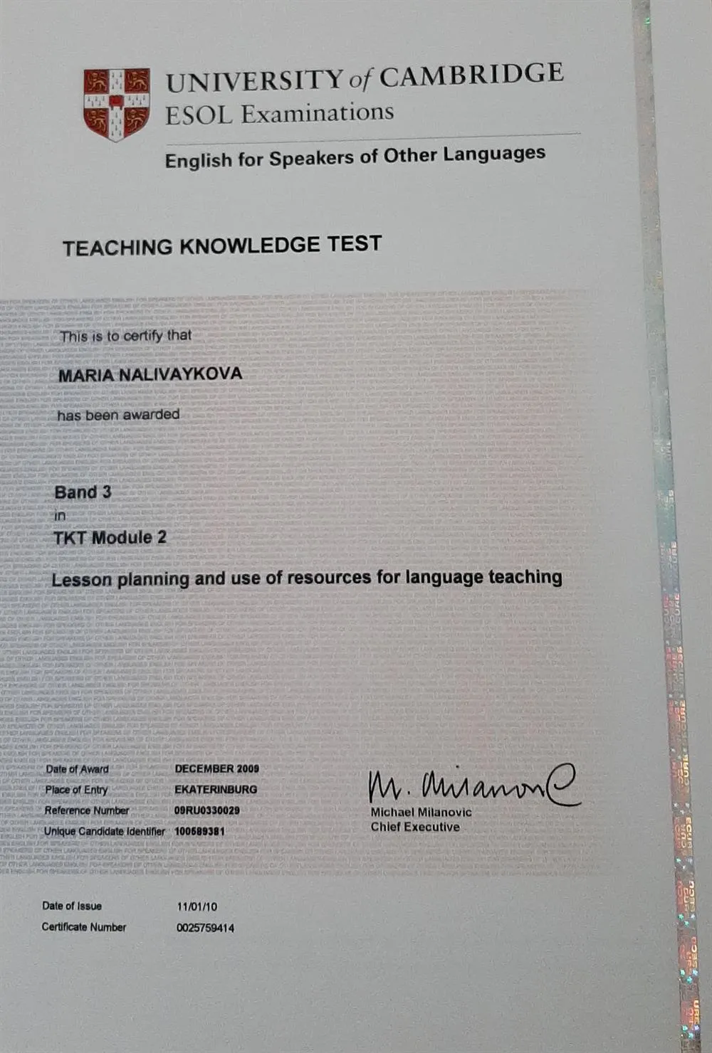 TKT Module 2