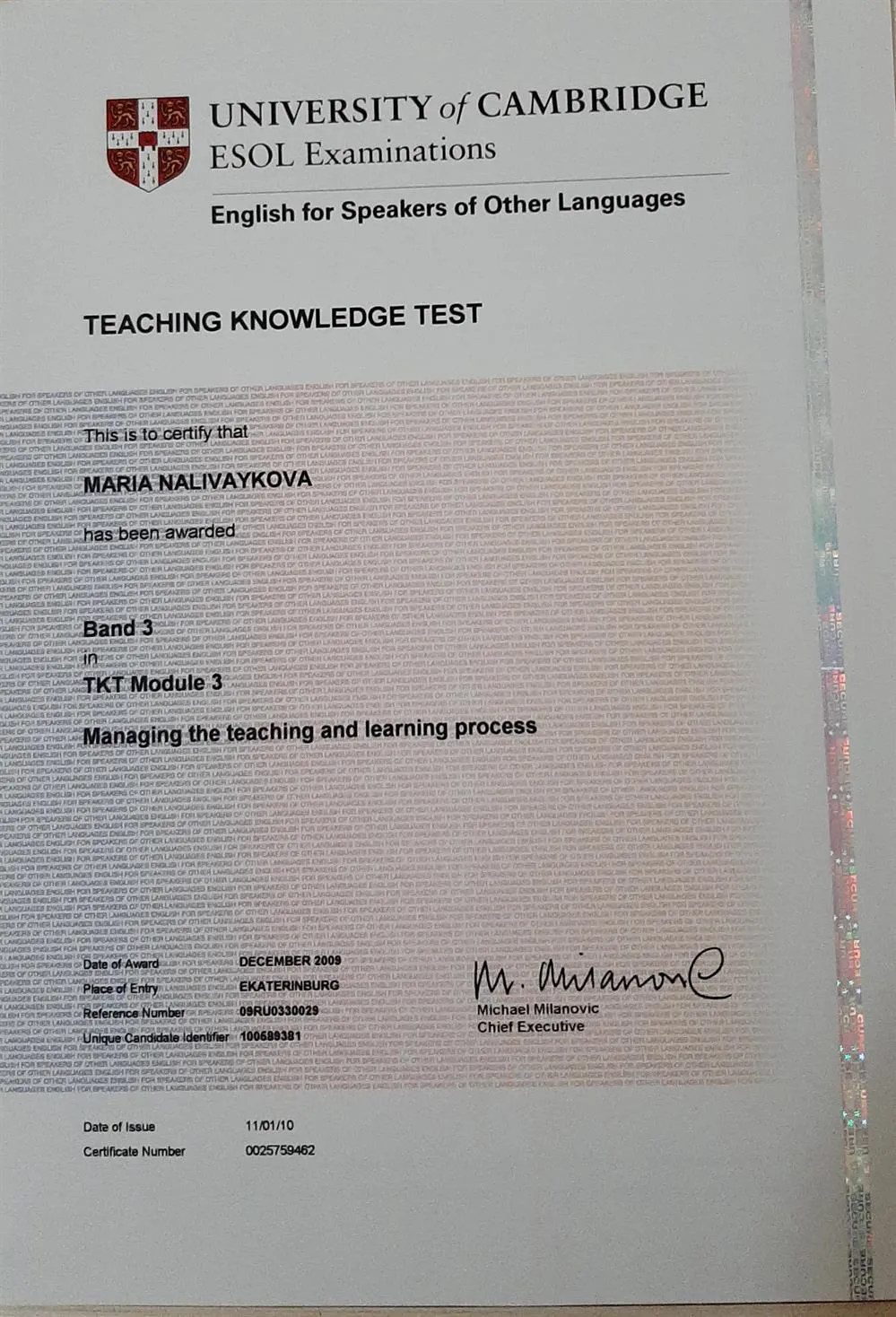 TKT Module 3